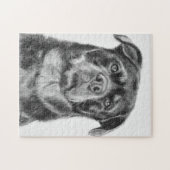 Puzzle Dessin de rottweiler (Horizontal)