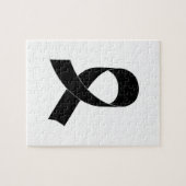 Puzzle Dessin de ruban noir (Horizontal)