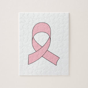 Puzzle Dessin de ruban rose