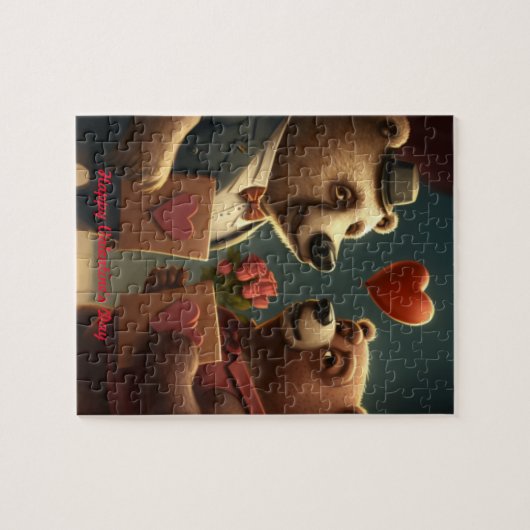 Puzzle Dessin de Saint Valentin (Horizontal)