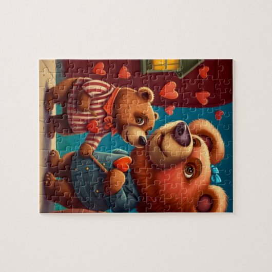 Puzzle Dessin de Saint Valentin (Horizontal)