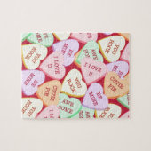 Puzzle Dessin des coeurs de bonbons (Horizontal)