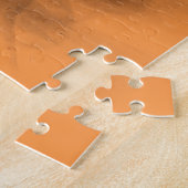 Puzzle Dessin d'Halloween au chat effrayé sur Citrouille (Côté)