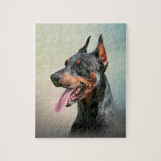 Puzzle Dessin Doberman (Vertical)