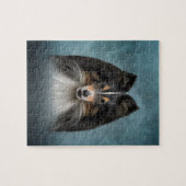 Puzzle Dessin Dog Shetland Sheepdog, Shelter (Horizontal)