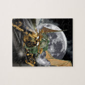 Puzzle Dessin Dragon et Imaginaire Lune (Horizontal)