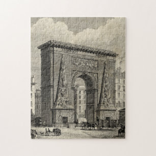 Puzzle Dessin du monument de la Porte Saint-Denis