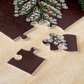 Puzzle Dessin floral orné de gemmes complexes (Côté)