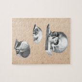 Puzzle Dessin orthopédique crâne et os (Horizontal)