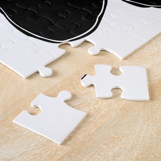 Puzzle Dessin Paw Chien En Noir (Côté)