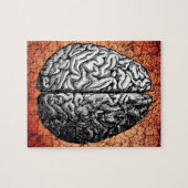 PUZZLE DESSIN VINTAGE DU CERVEAU (Horizontal)