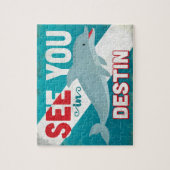 Puzzle Destin Dolphin - Vintage voyage rétro (Vertical)