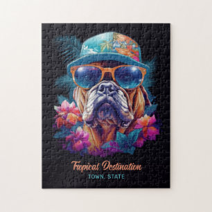 Puzzle Destination personnalisée Vacances tropicales Chie