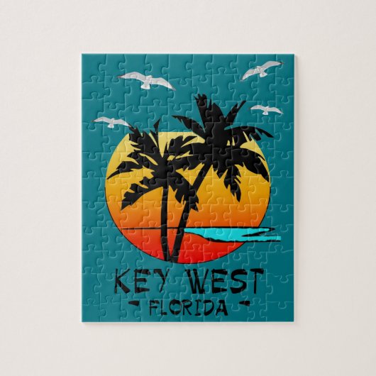 PUZZLE DESTINATION TROPICALE DE KEY WEST LA FLORIDE (Vertical)