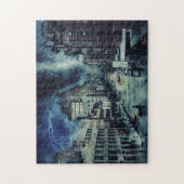 Puzzle Destruction de la ville par tempête (Vertical)