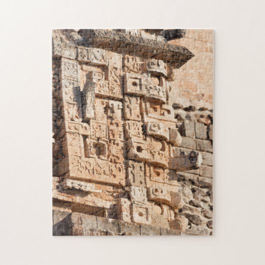 Puzzle Détail de pyramide de magicien, Yucatan, Mexique (Vertical)