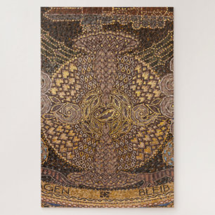 Puzzle Détail Mosiac jaune, Allemagne