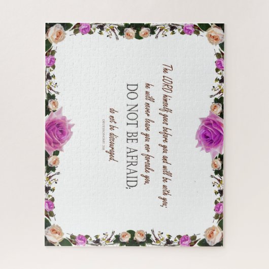 Puzzle Deutéronome_31, Ne vous découragez pas (Vertical)