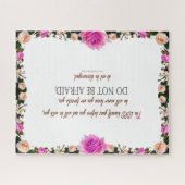 Puzzle Deuteronomy_31, Ne vous découragez pas (Horizontal)