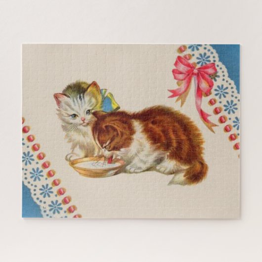 Puzzle deux adorables chatons (Horizontal)