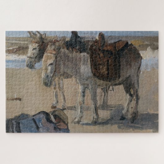 Puzzle Deux Ânes (par Isaac Israels) (Horizontal)