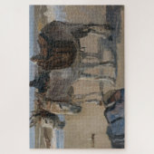 Puzzle Deux Ânes (par Isaac Israels) (Vertical)