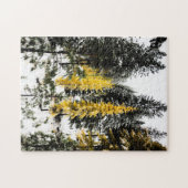 Puzzle Deux Arbres Jaunes (Horizontal)