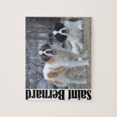 Puzzle Deux Beaux Saint Bernard's (Vertical)