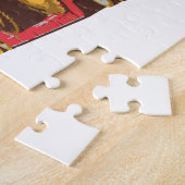 Puzzle Deux camions semi grands portant un camion (Côté)