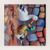 Puzzle Deux canards charmants (Horizontal)