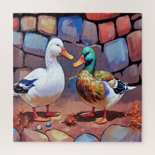 Puzzle Deux canards charmants