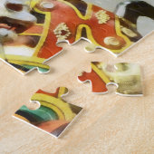 Puzzle Deux Carousel Horses Closeup (Côté)