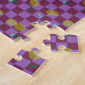 Puzzle Deux carrés de fleurs (Côté)