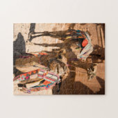 Puzzle Deux chameaux égyptiens (Horizontal)