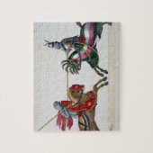 Puzzle Deux chevaliers à un tournoi, plat 'd'une histoire (Vertical)