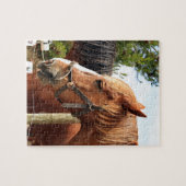Puzzle Deux chevaux de trait (Horizontal)