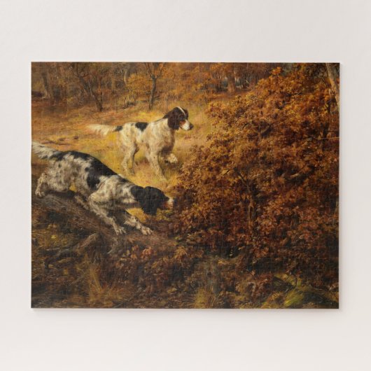 Puzzle Deux chiens de chasse par Edmund Henry Osthaus (Horizontal)