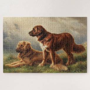 Puzzle Deux chiens de garde