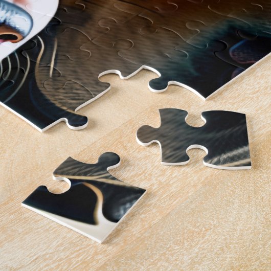 Puzzle Deux chiens mignons (Côté)