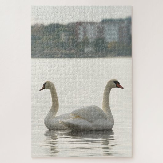 Puzzle Deux cygnes (Vertical)