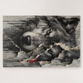 Puzzle Deux Faces du Même Loup (Horizontal)