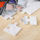 Puzzle Deux femmes amoureuses | Style Carrelage mosaïque (Côté)