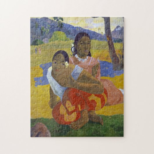 Puzzle Deux femmes tahitiennes, Gauguin (Vertical)