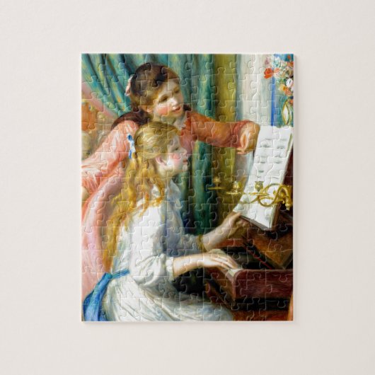 Puzzle Deux filles au piano - Pierre Auguste Renoir (Vertical)