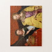 Puzzle Deux filles comme Saint Agnes et Saint Dorothea (Vertical)