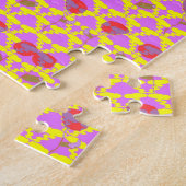 Puzzle Deux Fleurs Roses (Côté)