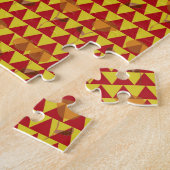 Puzzle Deux Fleurs Triangles (Côté)