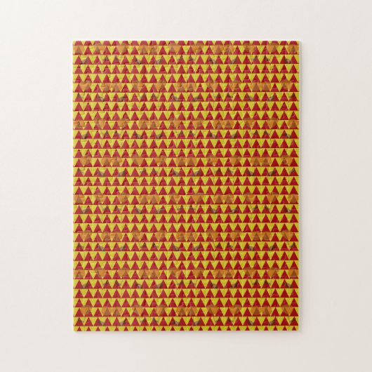 Puzzle Deux Fleurs Triangles (Vertical)