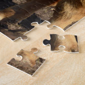 Puzzle Deux Grosses Vaches Brown, (Côté)