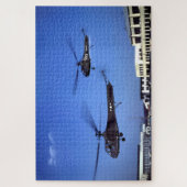 Puzzle Deux hélicoptères Sikorsky YR-4B en vol (Vertical)
